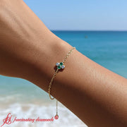 minimal-four-round-diamond-chain-bracelet-for-women-in-yellow-gold-FDBRC9628